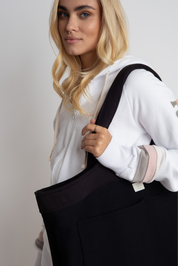 FEMI STORIES DOUBLE-SIDED SHOPPER BAG BLACK - BORA BORA