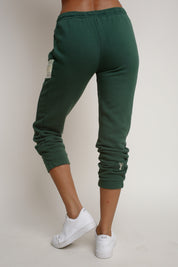 FITTED GREEN SWEATPANTS - MAUI