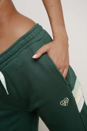 FITTED GREEN SWEATPANTS - MAUI