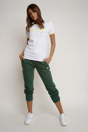 FITTED GREEN SWEATPANTS - MAUI