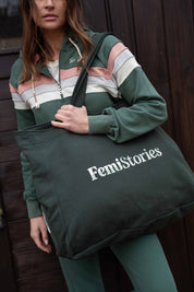 TORBA TYPU SHOPPER FEMI STORIES ZIELONA - BORA BORA