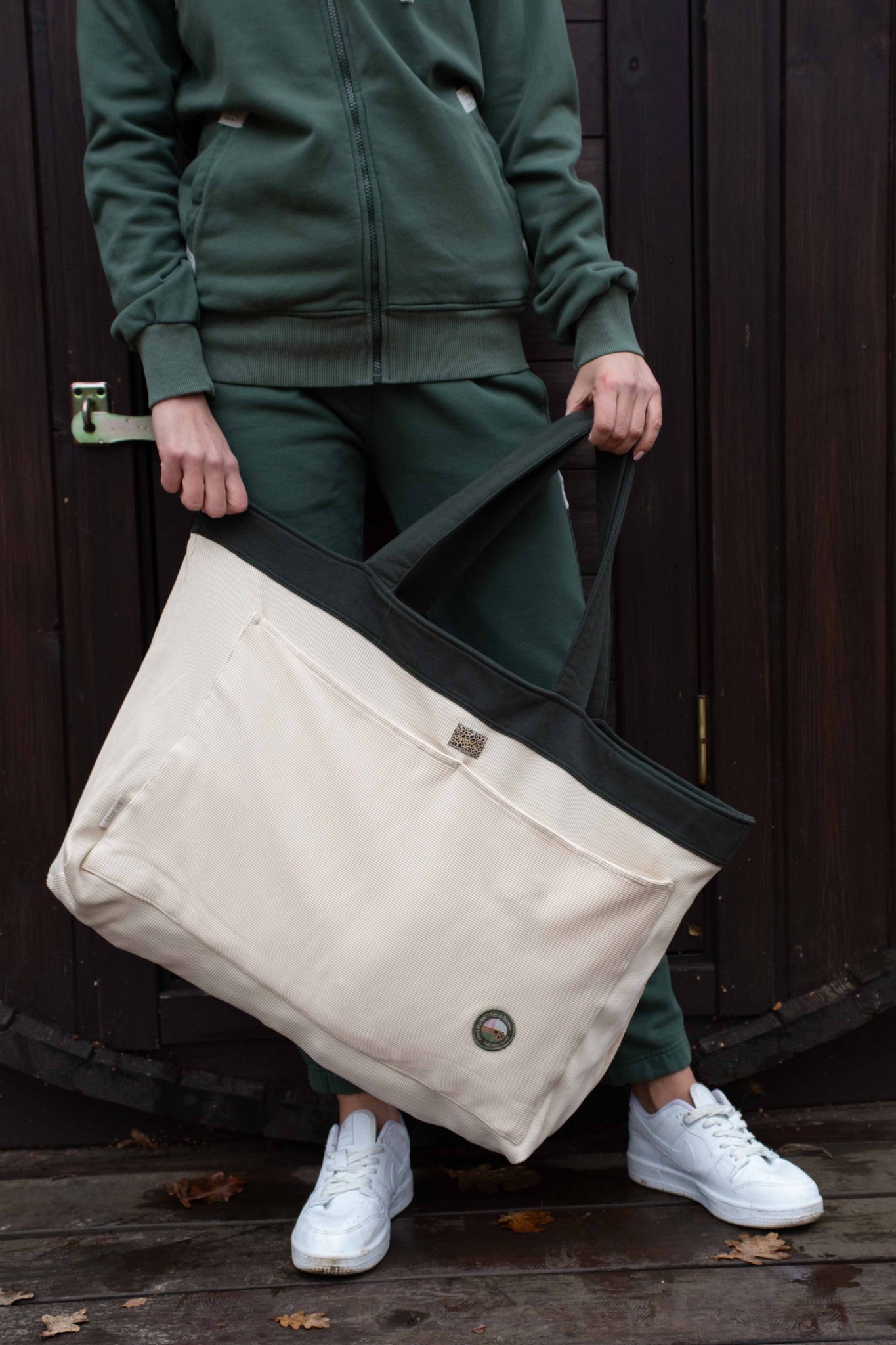 TORBA TYPU SHOPPER FEMI STORIES ZIELONA - BORA BORA