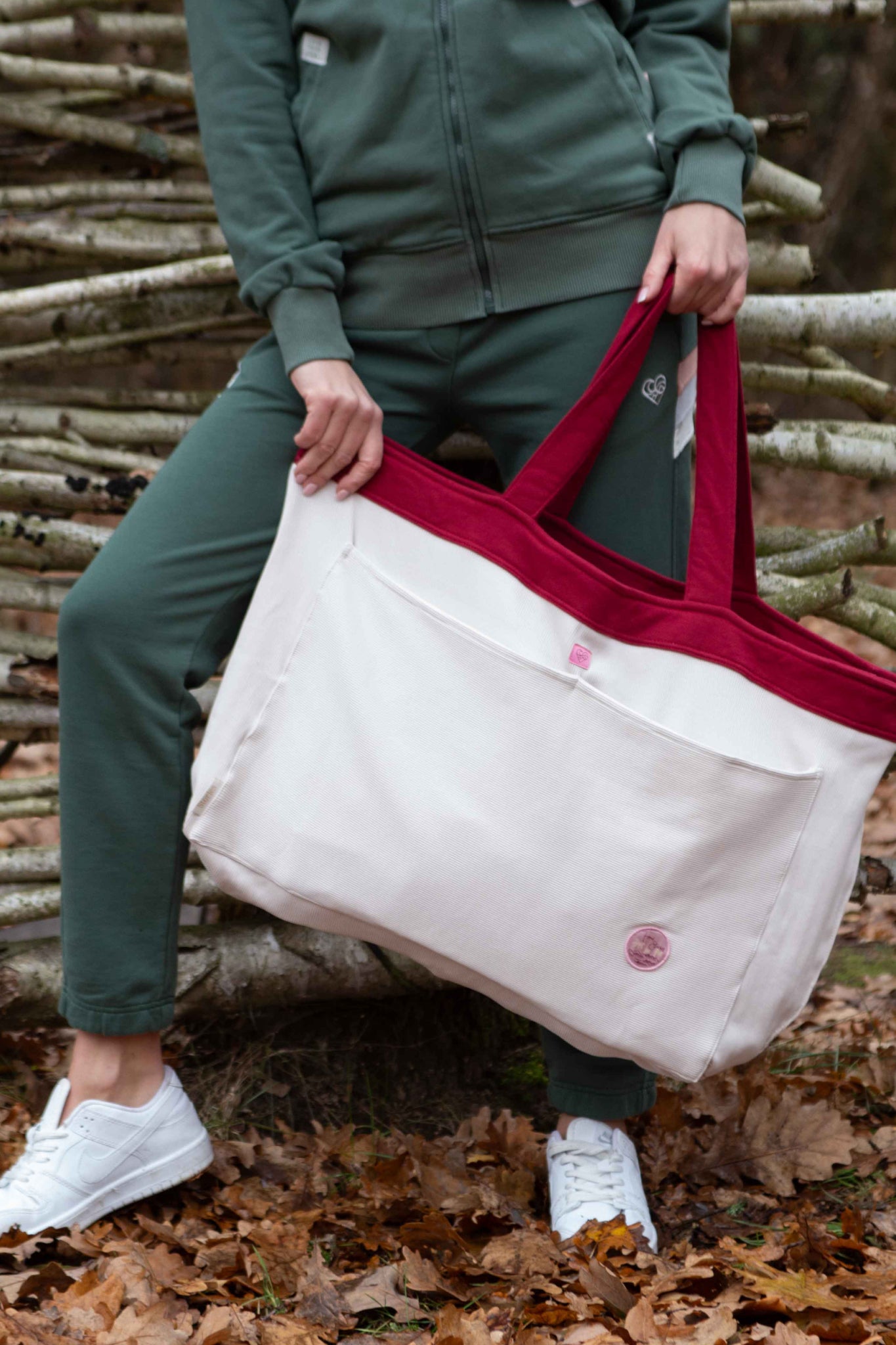 FEMI STORIES SHOPPER BAG BURGUNDY - BORA BORA