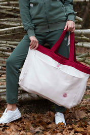 FEMI STORIES SHOPPER BAG BURGUNDY - BORA BORA