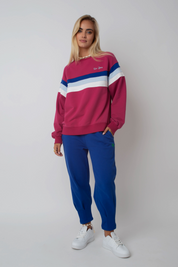 BLUZA TYPU CREWNECK RÓŻOWA - ANNIE