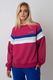 BLUZA TYPU CREWNECK RÓŻOWA - ANNIE