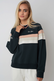 BLUZA TYPU CREWNECK GRANATOWA - ANNIE