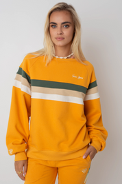 BLUZA TYPU CREWNECK ŻÓŁTA - ANNIE