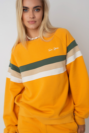 BLUZA TYPU CREWNECK ŻÓŁTA - ANNIE