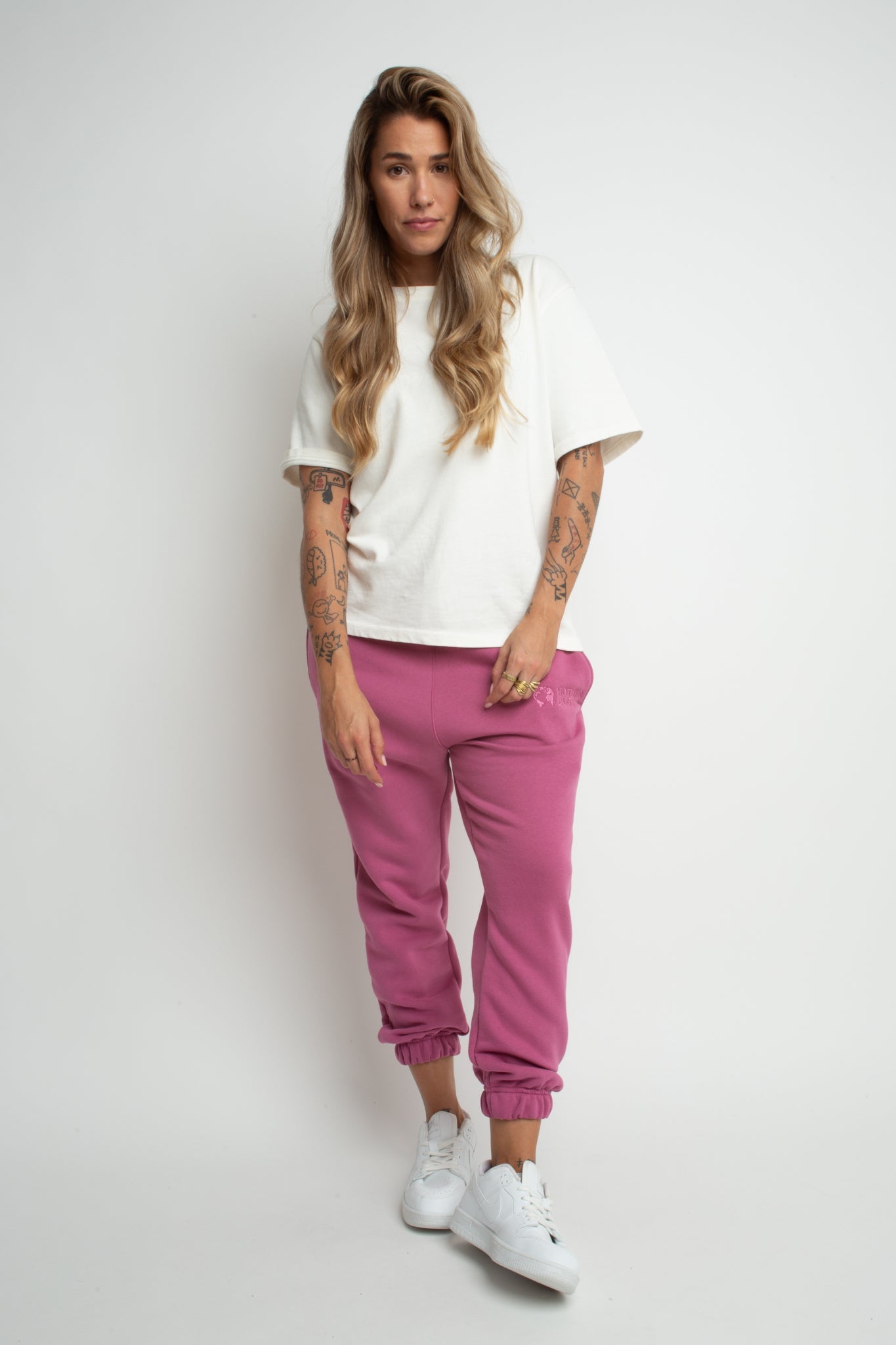 KARPATOS - SPODNIE DRESOWE OVERSIZE UNISEX FUKSJOWE