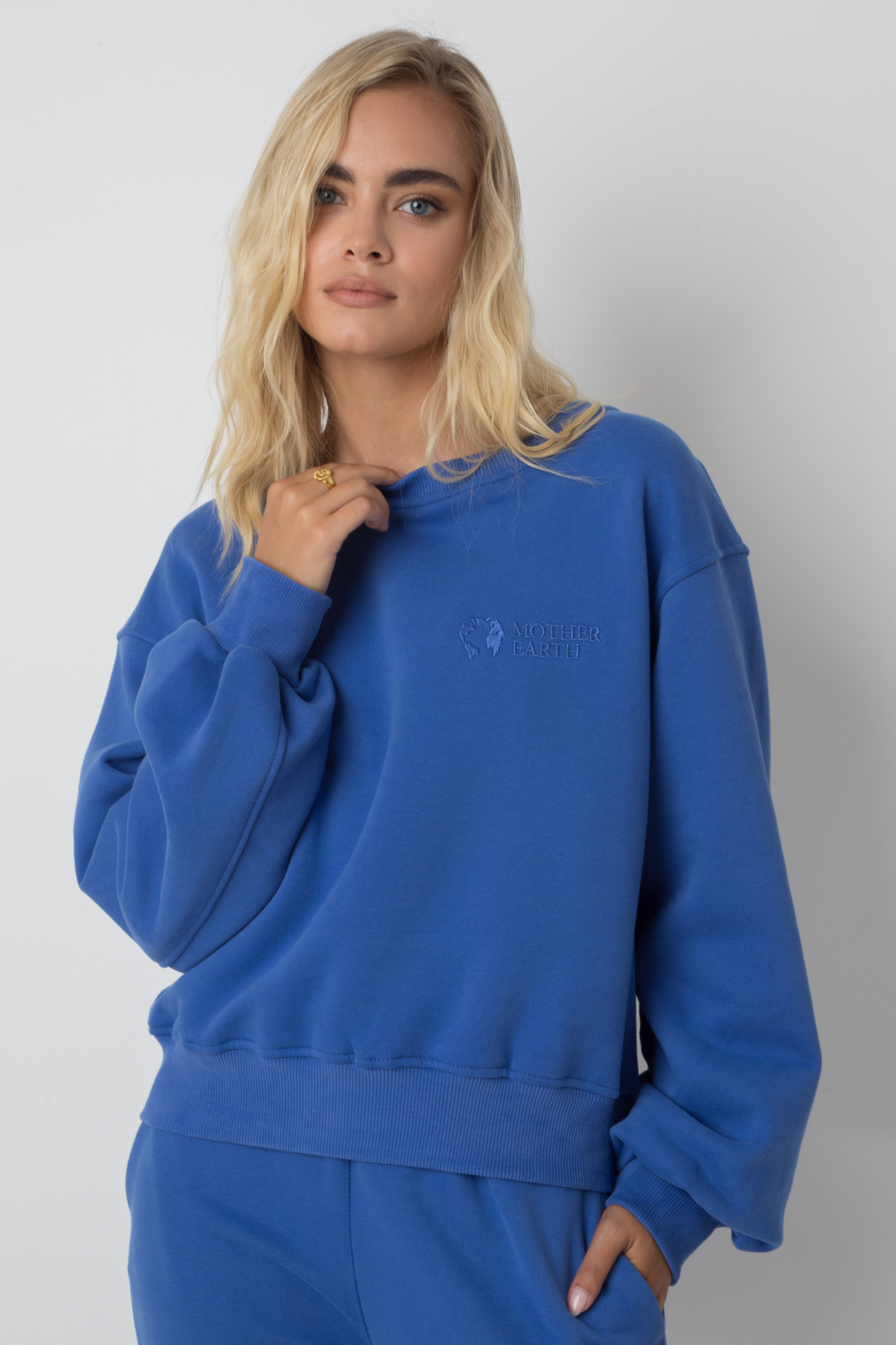 BLUZA TYPU CREWNECK CHABROWA - COMINO