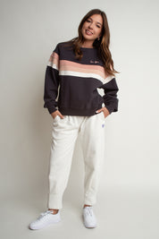 BLUZA TYPU CREWNECK CIEMNOSZARY - ANNIE