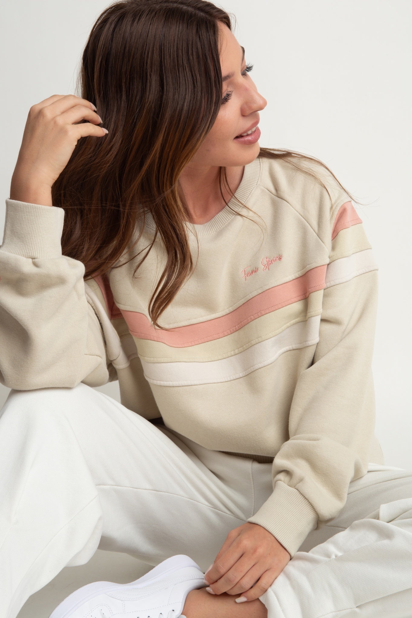ASPARAGUS CREWNECK SWEATSHIRT - ANNIE