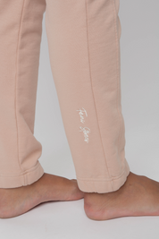 FITTED LIGHT PINK SWEATPANTS - MAUI