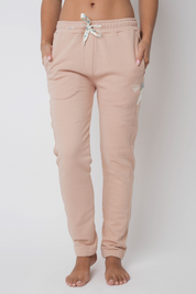 FITTED LIGHT PINK SWEATPANTS - MAUI
