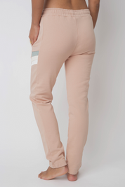 FITTED LIGHT PINK SWEATPANTS - MAUI