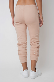 FITTED LIGHT PINK SWEATPANTS - MAUI