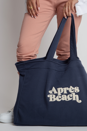 REVERSIBLE APRES BEACH SHOPPER BAG LIGHT NAVY - BORA BORA