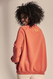 BLUZA OVERSIZE POMARAŃCZOWA - PERIM